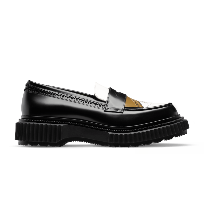 Type 203 - Mustard, ivory and black