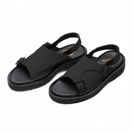 Type 140 - Waxed suede black