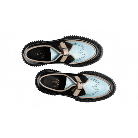 Type 198 Homme - Noir, bleu et beige