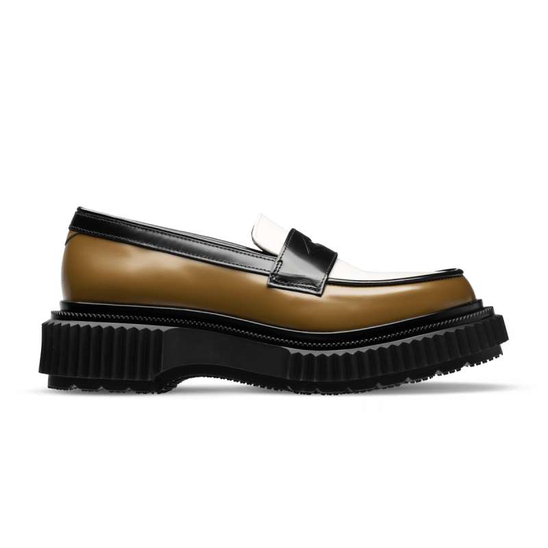 Type 182 Homme - Moutarde, ivoire et noir