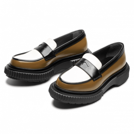 Type 182 Homme - Moutarde, ivoire et noir