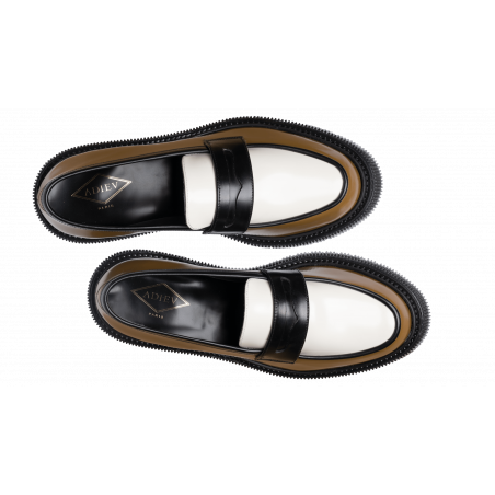 Type 159 Homme - Moutarde, ivoire et noir