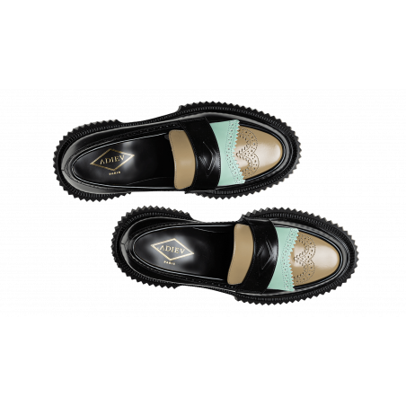 Type 203 Men - Black, cappuccino, pistaccio