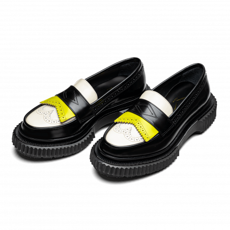 Type 203 Homme - Noir, ivoire et jaune