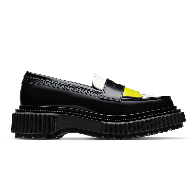 Type 203 Femme - Noir, ivoire et jaune