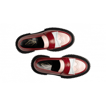 Type 203 Homme - Rouge, rose et blanc
