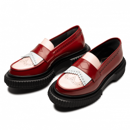 Type 203 Femme - Rouge, rose et blanc
