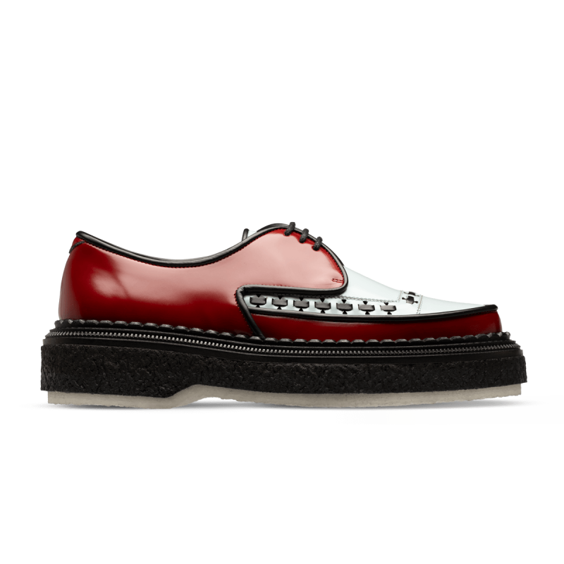 Type 101 Femme - Rouge, bleu et noir