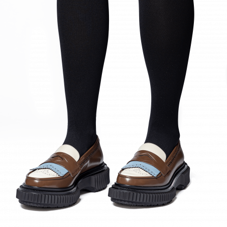 Type 203 Women - Earth, ivory and blue