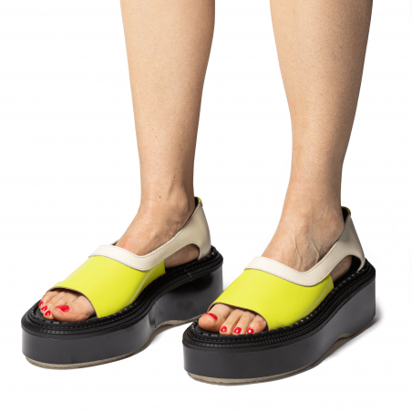 Type 201 Femme - Citron et ivoire