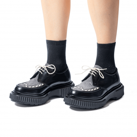 Type 195 Undercover & Adieu Women - Black, Asphalt and ivory