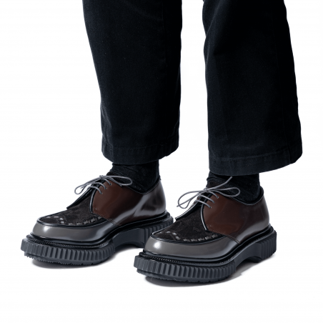 Type 195 Undercover & Adieu Men - Dark brown, black and asphalt