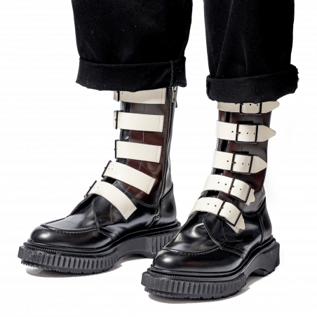 Type 208 Men - Black, burgundy and ivory