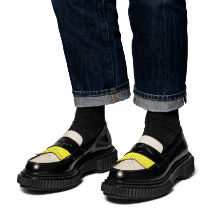 Type 203 Homme - Noir, ivoire et jaune